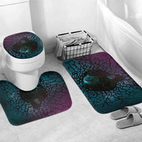 3D Illusion Witch Halloween Bathroom Set Dark Magic In The Cracks - Wonder Print Shop