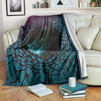 3D Illusion Witch Halloween Blanket Dark Magic In The Cracks - Wonder Print Shop