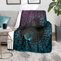 3D Illusion Witch Halloween Blanket Dark Magic In The Cracks - Wonder Print Shop