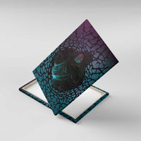 3D Illusion Witch Halloween Canvas Wall Art Dark Magic In The Cracks - Wonder Print Shop