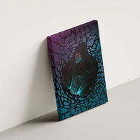 3D Illusion Witch Halloween Canvas Wall Art Dark Magic In The Cracks - Wonder Print Shop