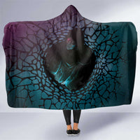 3D Illusion Witch Halloween Hooded Blanket Dark Magic In The Cracks - Wonder Print Shop