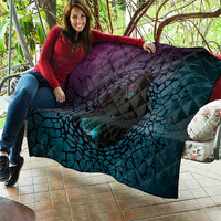 3D Illusion Witch Halloween Quilt Dark Magic In The Cracks - Wonder Print Shop