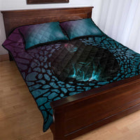 3D Illusion Witch Halloween Quilt Bed Set Dark Magic In The Cracks DT05