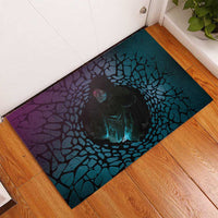 3D Illusion Witch Halloween Rubber Doormat Dark Magic In The Cracks - Wonder Print Shop