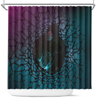 3D Illusion Witch Halloween Shower Curtain Dark Magic In The Cracks - Wonder Print Shop