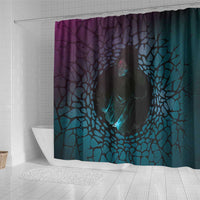 3D Illusion Witch Halloween Shower Curtain Dark Magic In The Cracks - Wonder Print Shop