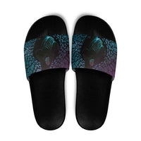 3D Illusion Witch Halloween Slide Sandals Dark Magic In The Cracks - Wonder Print Shop