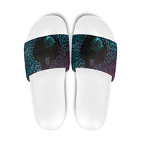 3D Illusion Witch Halloween Slide Sandals Dark Magic In The Cracks - Wonder Print Shop