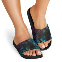 3D Illusion Witch Halloween Slide Sandals Dark Magic In The Cracks - Wonder Print Shop