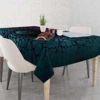 3D Illusion Witch Halloween Tablecloth Dark Magic In The Cracks - Wonder Print Shop