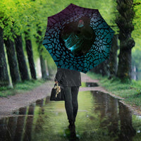 3D Illusion Witch Halloween Umbrella Dark Magic In The Cracks - Wonder Print Shop