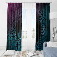 3D Illusion Witch Halloween Window Curtain Dark Magic In The Cracks - Wonder Print Shop