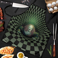 3D Illusion Clown Halloween Apron Dark Style - Wonder Print Shop