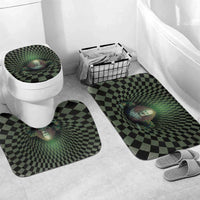 3D Illusion Clown Halloween Bathroom Set Dark Style - Wonder Print Shop