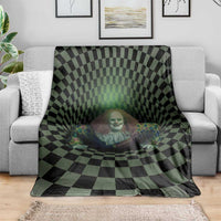 3D Illusion Clown Halloween Blanket Dark Style - Wonder Print Shop