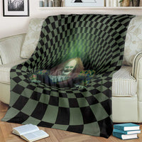 3D Illusion Clown Halloween Blanket Dark Style - Wonder Print Shop