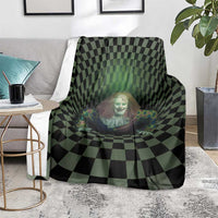 3D Illusion Clown Halloween Blanket Dark Style - Wonder Print Shop