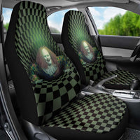 3D Illusion Clown Halloween Car Seat Cover Dark Style DT05
