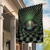 3D Illusion Clown Halloween Garden Flag Dark Style - Wonder Print Shop
