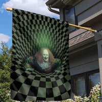 3D Illusion Clown Halloween Garden Flag Dark Style - Wonder Print Shop