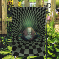 3D Illusion Clown Halloween Garden Flag Dark Style - Wonder Print Shop