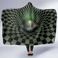 3D Illusion Clown Halloween Hooded Blanket Dark Style - Wonder Print Shop