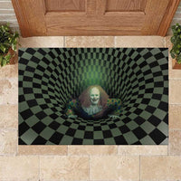 3D Illusion Clown Halloween Rubber Doormat Dark Style - Wonder Print Shop