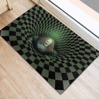 3D Illusion Clown Halloween Rubber Doormat Dark Style - Wonder Print Shop