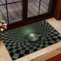 3D Illusion Clown Halloween Rubber Doormat Dark Style - Wonder Print Shop