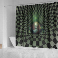 3D Illusion Clown Halloween Shower Curtain Dark Style - Wonder Print Shop