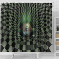 3D Illusion Clown Halloween Shower Curtain Dark Style - Wonder Print Shop