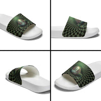 3D Illusion Clown Halloween Slide Sandals Dark Style - Wonder Print Shop