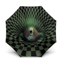 3D Illusion Clown Halloween Umbrella Dark Style - Wonder Print Shop