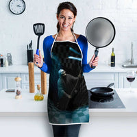 3D Illusion Death Halloween Apron Y2k Horror Retro Style - Wonder Print Shop