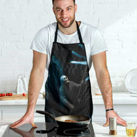 3D Illusion Death Halloween Apron Y2k Horror Retro Style - Wonder Print Shop