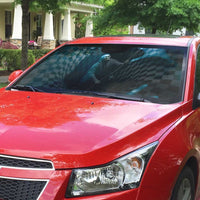 3D Illusion Death Halloween Auto Sun Shade Y2k Horror Retro Style - Wonder Print Shop