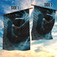 3D Illusion Death Halloween Garden Flag Y2k Horror Retro Style - Wonder Print Shop