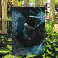 3D Illusion Death Halloween Garden Flag Y2k Horror Retro Style - Wonder Print Shop