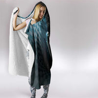 3D Illusion Death Halloween Hooded Blanket Y2k Horror Retro Style - Wonder Print Shop