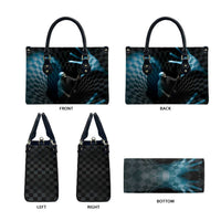 3D Illusion Death Halloween Leather Bag Y2k Horror Retro Style DT05
