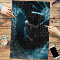 3D Illusion Death Halloween Puzzle Y2k Horror Retro Style - Wonder Print Shop