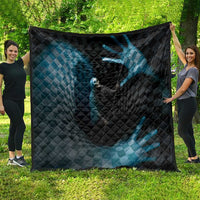 3D Illusion Death Halloween Quilt Y2k Horror Retro Style - Wonder Print Shop