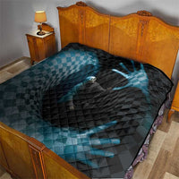 3D Illusion Death Halloween Quilt Y2k Horror Retro Style - Wonder Print Shop