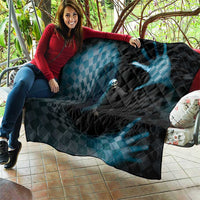 3D Illusion Death Halloween Quilt Y2k Horror Retro Style - Wonder Print Shop