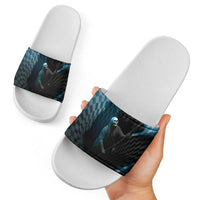 3D Illusion Death Halloween Slide Sandals Y2k Horror Retro Style - Wonder Print Shop