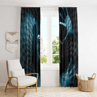 3D Illusion Death Halloween Window Curtain Y2k Horror Retro Style - Wonder Print Shop