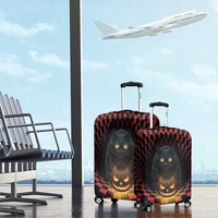 3D Illusion Cat Halloween Luggage Cover Horror Cartoon Style - Wonder Print Shop