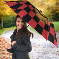 3D Illusion Cat Halloween Umbrella Horror Cartoon Style - Wonder Print Shop