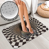 3D Illusion Bat Halloween Bathroom Set Horror Style - Wonder Print Shop